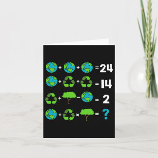 Carte Humour De L'Enseignant Math Jour De La Terre Ordre