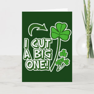 Carte Humour de péter du jour de St Patrick