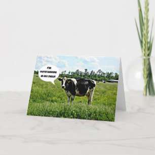 Carte Humour de vache