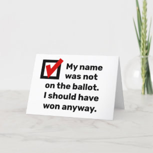 Carte Humour des élections 2024