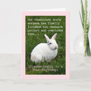 Carte Humour du chirurgien cérébral