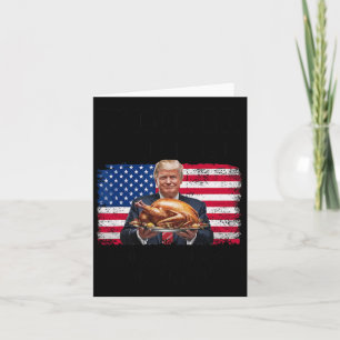 Carte Humour Funny Trump Gagnante du dîner de Noël R