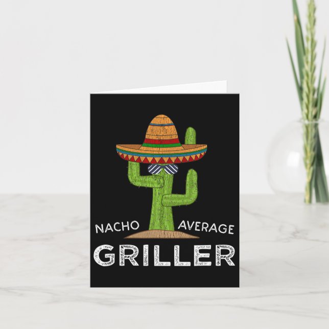 Carte Humour Grill Grill Fun Grill Griller Griller Dit F (Devant)