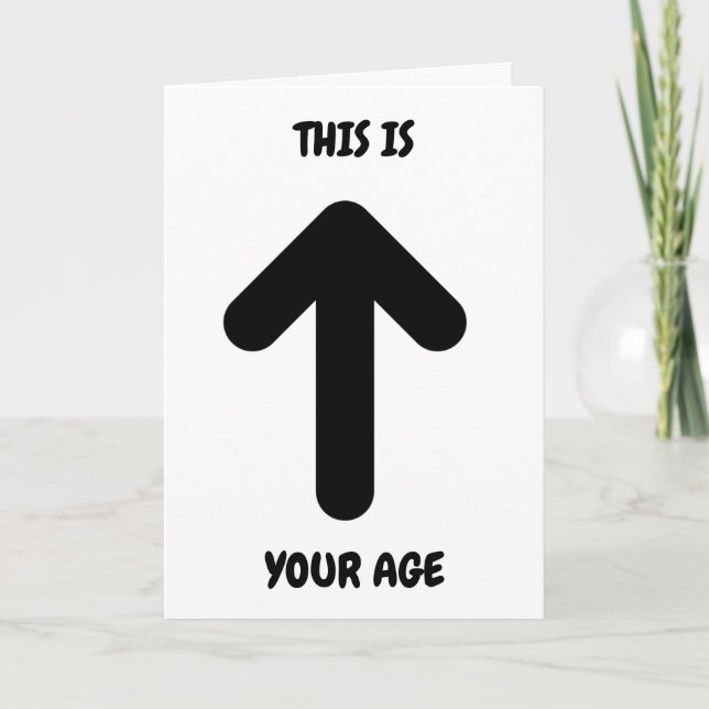 Carte ***HUMOUR*** LE **60e ANNIVERSAIRE** (Devant)