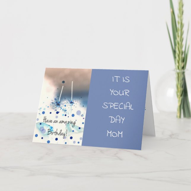 CARTE HUMOUR POUR **MAMAN** DE SON FILS OU SA FILLE (Devant)