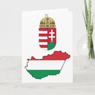 Carte Hungary Flag Map HU