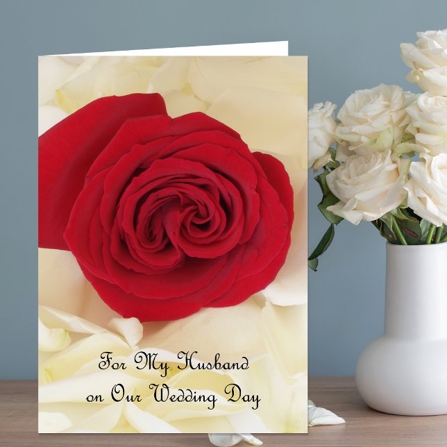 Carte Husband Wedding Card — For My Husband (Créateur téléchargé)