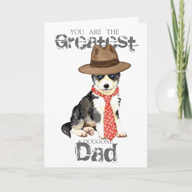 Carte Husky Papa (Devant)