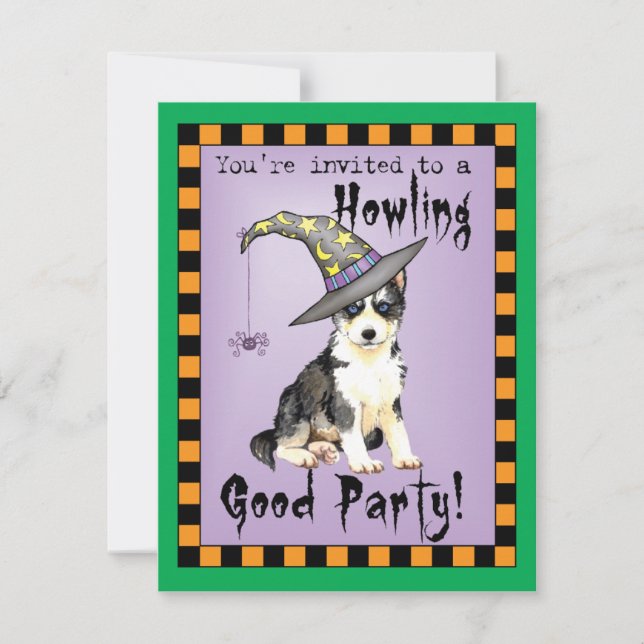 Carte Husky Witch (Devant)