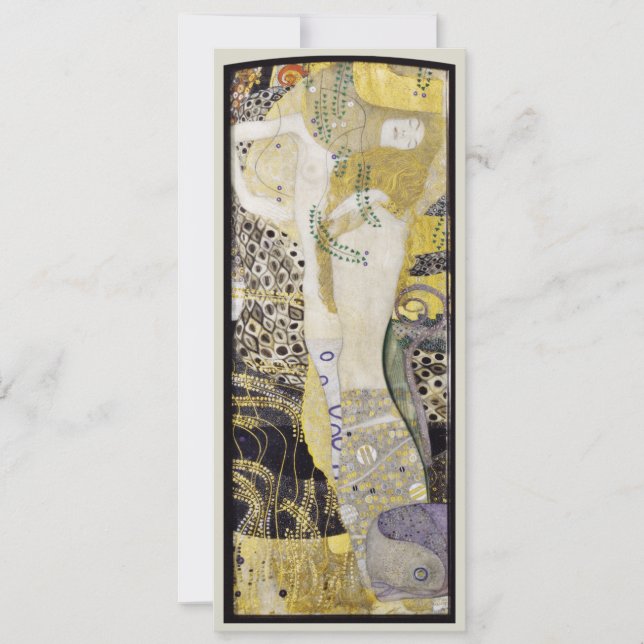 Carte Hydra (aka Water Serpents I) par Gustav Klimt (Devant)