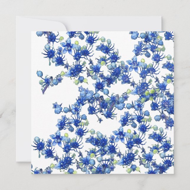 Carte hydrangea bgc transparent (Devant)
