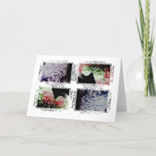 Carte Hydrangea Joyeux anniversaire pour vous