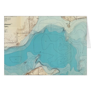 Carte hydrographique Lac Mendota