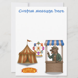 Carte Hyena hawker. Add your own message.
