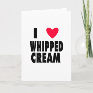 Carte i coeur CRÈME BLANCHIE