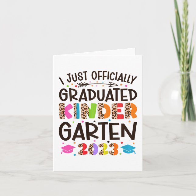 Carte I Diplômé officiel de la maternelle 202 (Devant)
