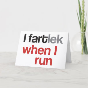Carte I FARTlek quand je cours © - Funny Runner thème Ca