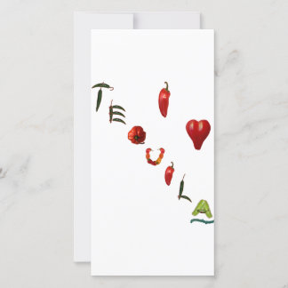 Carte I Heart Tequila