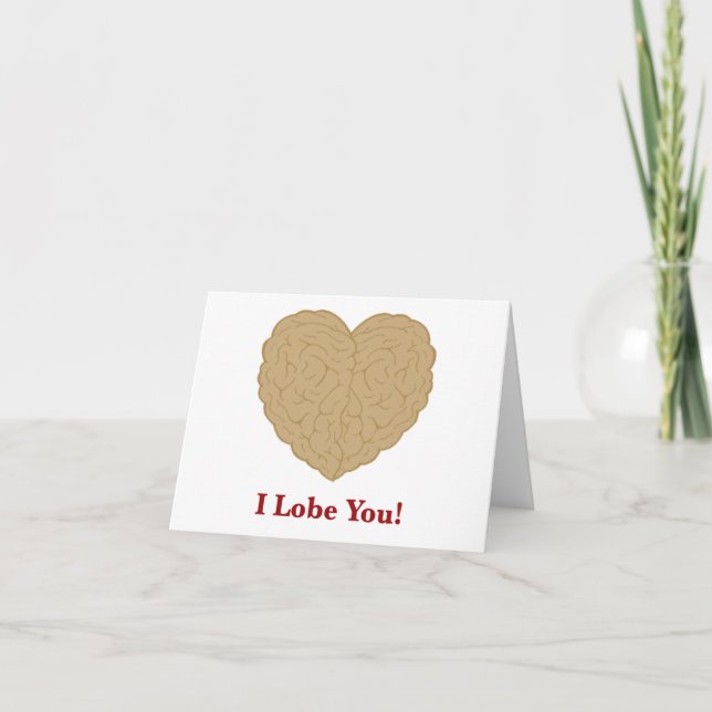 Carte I Lobe you Note (Devant)