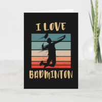 I Love Badminton Jump Smash