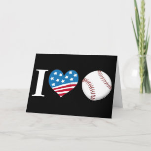 Carte I Love Baseball