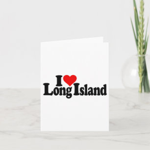 Carte I Love Heart Long Island _1