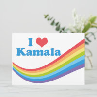 I Love Kamala Harris Cute Rainbow Political