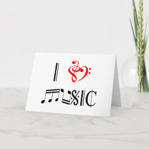 Carte I Love Music