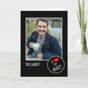 Carte I Love My Bro, Custom Photo - Personnalisé