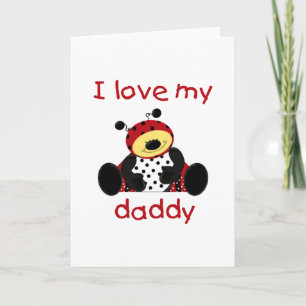Carte I Love My Daddy (bug garçon)
