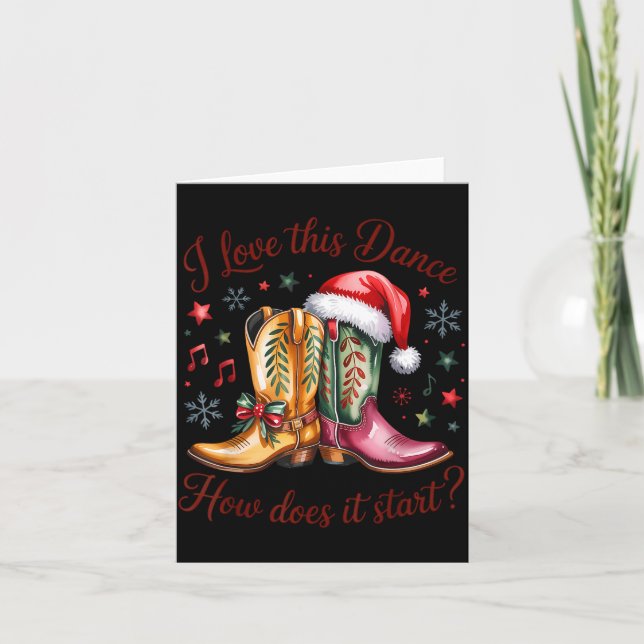 Carte I Love This Dance How Does It Start Line Dance Chr (Devant)