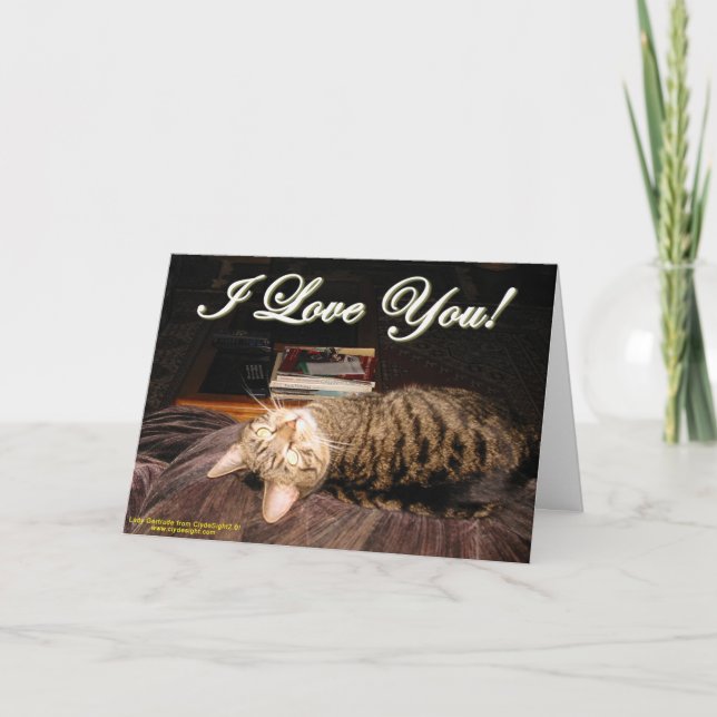 Carte "I Love You" (Devant)
