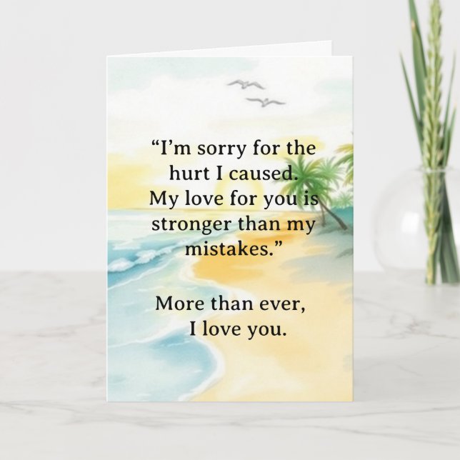 Carte I’m Sorry Relationship Card (Devant)