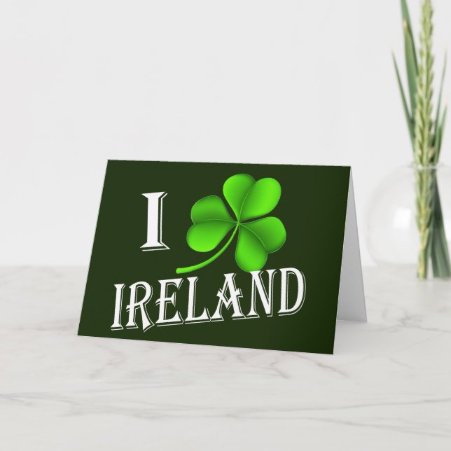 Carte I Shamrock Irlande en poids gccnt (Devant)