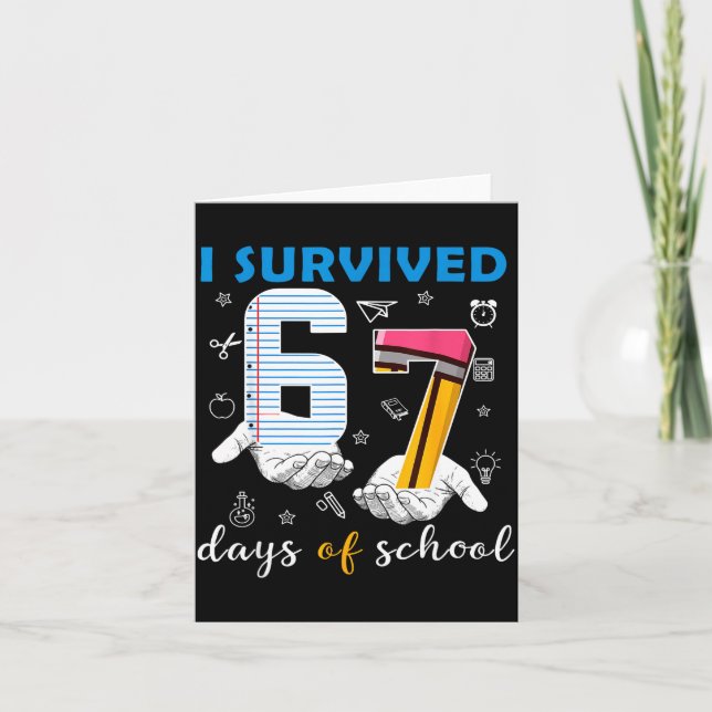 Carte I Survived 67 Six Seven Days Of School Teacher Han (Devant)