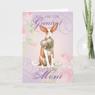 Carte Ibizan Hound Heart Maman