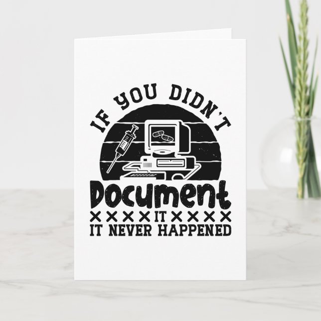 Carte ICD Coding Medical Coder If You Didn't Document (Devant)