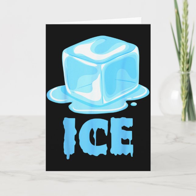 Carte Ice Bag Funny Halloween Christmas Costume  (Devant)