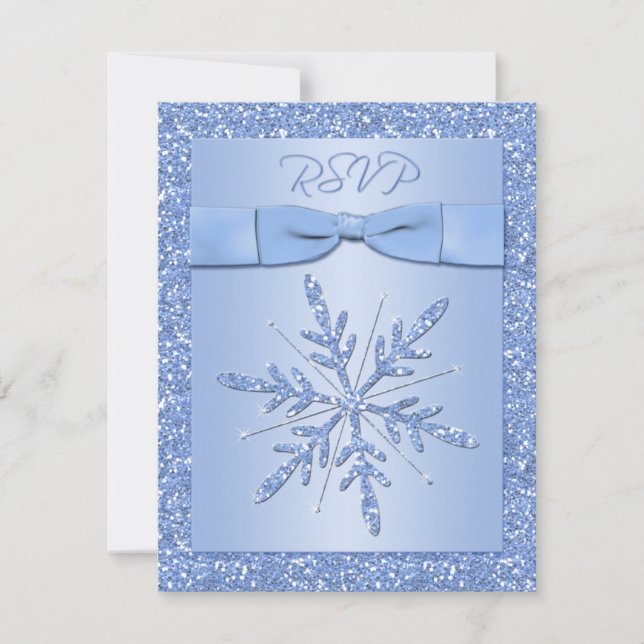 Carte Ice Blue RSVP (à ne pas utiliser avec l'Invi (Devant)