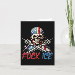 Carte Ice Drôle Pour La Manifestation Rétro Sur La Glace