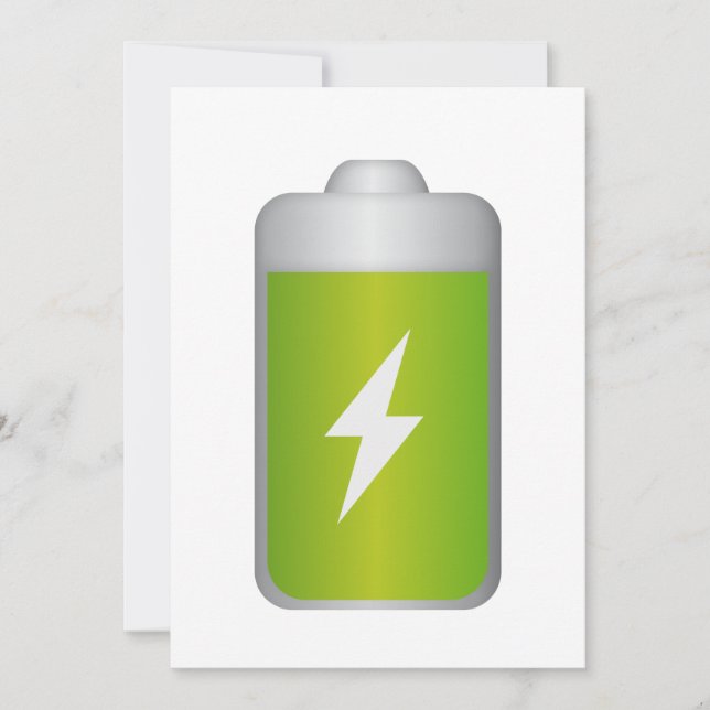 Carte Icône de batterie lithium-ion (Devant)
