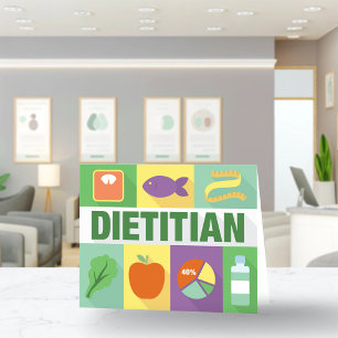 Carte Icone diététique professionnelle Conçu