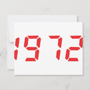 Carte icône rouge 1972