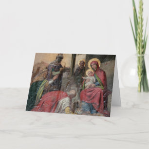 Carte icongraphie orthodoxe serbe à l'église de Valjevo.