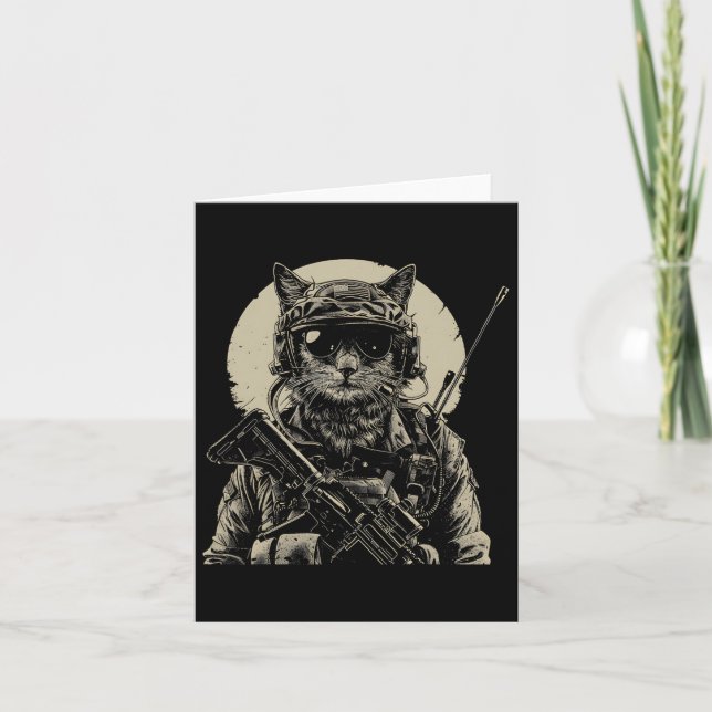 Carte ID cadeau de soldat de vétéran de l'appareil tacti (Devant)