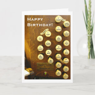Carte Idéal organe birthday