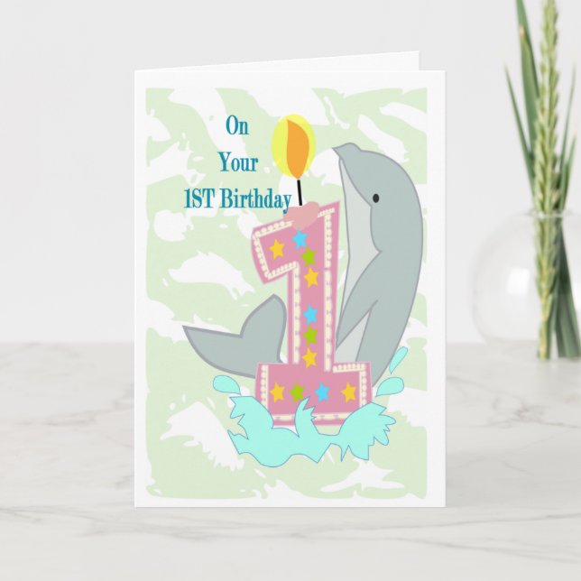 Carte Ier anniversaire (Devant)