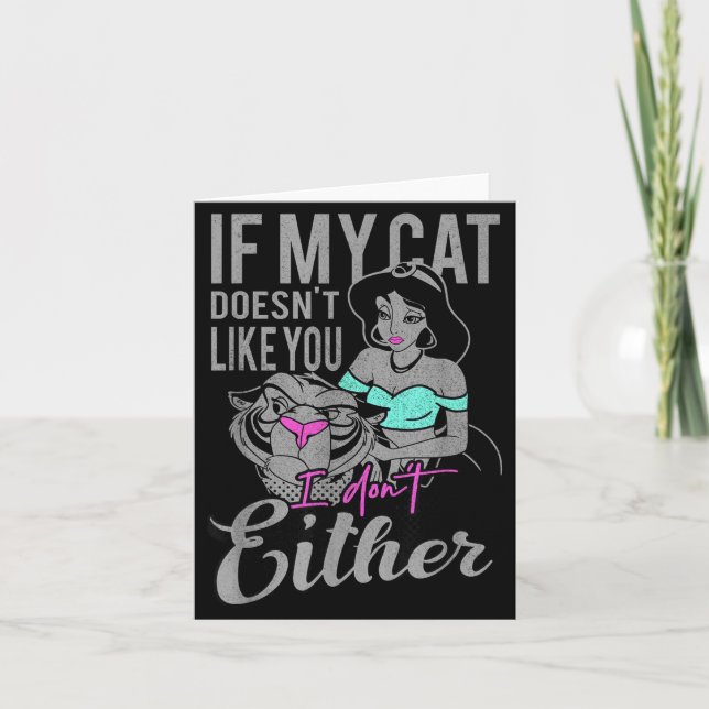 Carte If My Cat Doesn't Like You I Don't  (Devant)