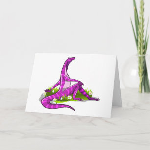 Carte Iguanodon Montre Sa Beauté Naturelle.