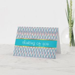 Carte iKat rose et bleu poussiéreux